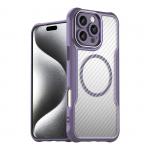 Carcasa Leading Silicone MagSafe compatibila cu iPhone 16 Pro Max Purple 11 - lerato.ro