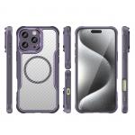 Carcasa Leading Silicone MagSafe compatibila cu iPhone 16 Pro Max Purple 9 - lerato.ro
