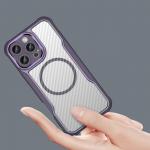 Carcasa Leading Silicone MagSafe compatibila cu iPhone 16 Pro Max Purple 4 - lerato.ro