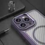 Carcasa Leading Silicone MagSafe compatibila cu iPhone 16 Pro Max Purple 7 - lerato.ro