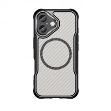 Carcasa Leading Silicone MagSafe compatibila cu iPhone 16 Black