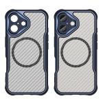 Carcasa Leading Silicone MagSafe compatibila cu iPhone 16 Blue 7 - lerato.ro