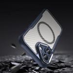 Carcasa Leading Silicone MagSafe compatibila cu iPhone 16 Blue 11 - lerato.ro