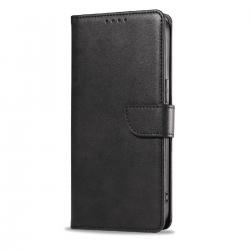 Husa Leather Book compatibila cu iPhone 16 Pro Black