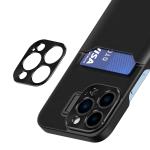 Carcasa Leather Wallet Stand compatibila cu iPhone 14 Black 3 - lerato.ro