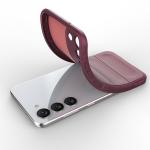 Carcasa Magic Shield compatibila cu Samsung Galaxy S23 Burgundy 4 - lerato.ro