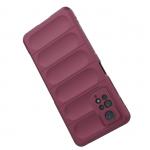 Carcasa Magic Shield compatibila cu Xiaomi Redmi Note 11 Pro Burgundy 4 - lerato.ro