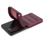Carcasa Magic Shield compatibila cu Xiaomi Redmi Note 11 Pro Burgundy 8 - lerato.ro