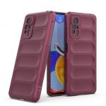 Carcasa Magic Shield compatibila cu Xiaomi Redmi Note 11 Pro Burgundy 6 - lerato.ro