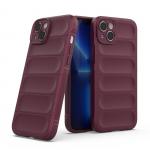 Carcasa Magic Shield compatibila cu iPhone 14 Plus Burgundy 4 - lerato.ro