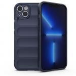 Carcasa Magic Shield compatibila cu iPhone 14 Plus Navy Blue 2 - lerato.ro