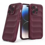Carcasa Magic Shield compatibila cu iPhone 14 Pro Burgundy 6 - lerato.ro