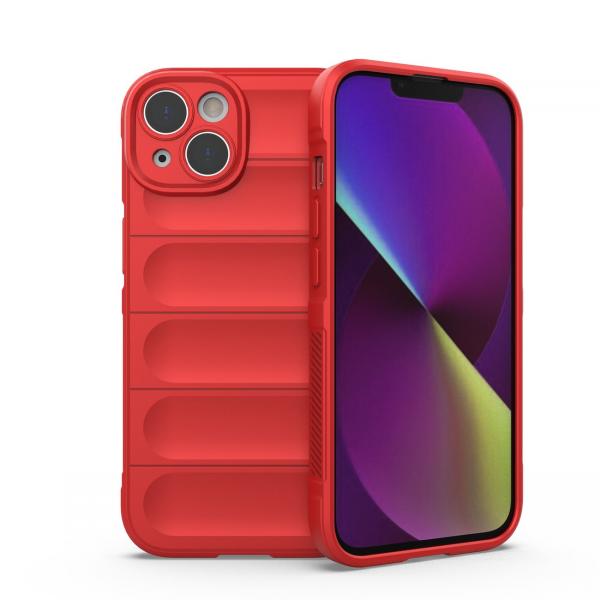 Carcasa Magic Shield compatibila cu iPhone 14 Red 1 - lerato.ro