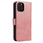 Carcasa flip cover Magnet Case cu Wallet si Stand compatibila cu Xiaomi Poco X4 NFC, Roz 4 - lerato.ro