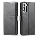 Husa Magnet Wallet Stand compatibila cu Samsung Galaxy S22 Ultra Black 3 - lerato.ro