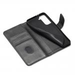 Husa Magnet Wallet Stand compatibila cu Samsung Galaxy S22 Ultra Black 5 - lerato.ro