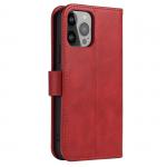 Husa Magnet Wallet Stand compatibila cu Samsung Galaxy S24 FE Red 7 - lerato.ro