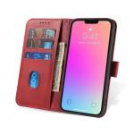 Husa Magnet Wallet Stand compatibila cu Samsung Galaxy S24 FE Red 6 - lerato.ro