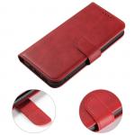 Husa Magnet Wallet Stand compatibila cu Samsung Galaxy S24 FE Red 4 - lerato.ro