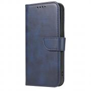 Husa Magnet Wallet Stand compatibila cu iPhone 14 Blue