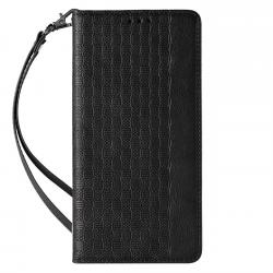 Husa Magnet Strap Stand compatibila cu Samsung Galaxy S23 Black