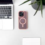 Carcasa Magnetic MagSafe compatibila cu iPhone 16 Plus Pink 6 - lerato.ro