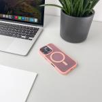Carcasa Magnetic MagSafe compatibila cu iPhone 16 Pro Max Pink 3 - lerato.ro