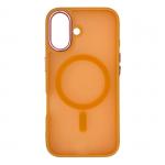 Carcasa Magnetic MagSafe compatibila cu iPhone 16 Orange 2 - lerato.ro