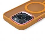 Carcasa Magnetic MagSafe compatibila cu iPhone 16 Orange 5 - lerato.ro