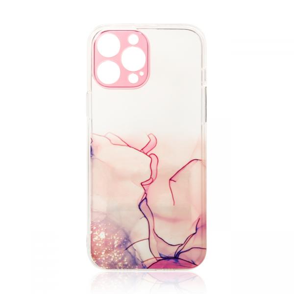 Carcasa Marble Case compatibila cu iPhone 13 Pro Max Pink