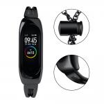Bratara metalica compatibila cu Xiaomi Mi Band 3 / 4 / 5 / 6, Negru 8 - lerato.ro