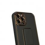 Carcasa Kickstand Case compatibila cu Samsung Galaxy A12 Black 6 - lerato.ro