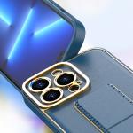 Carcasa Kickstand Case compatibila cu iPhone 12 Pro Blue 3 - lerato.ro
