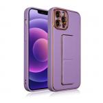 Carcasa Kickstand Case compatibila cu iPhone 12 Purple 2 - lerato.ro