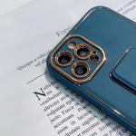 Carcasa Kickstand Case compatibila cu iPhone 13 Pro Max Blue 10 - lerato.ro