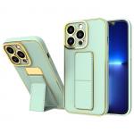 Carcasa Kickstand Case compatibila cu iPhone 13 Pro Max Green 3 - lerato.ro
