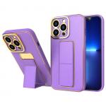 Carcasa Kickstand Case compatibila cu iPhone 13 Pro Purple 4 - lerato.ro