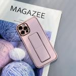 Carcasa Kickstand Case compatibila cu iPhone 13 Pink 4 - lerato.ro