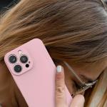 Carcasa Silicone Case compatibila cu iPhone 16e Pink 3 - lerato.ro