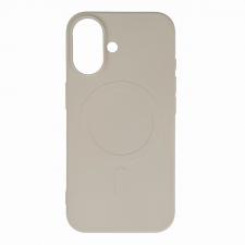 Carcasa Liquid Silicone MagSafe compatibila cu iPhone 16e Beige