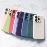 Carcasa Silicone Case MagSafe compatibila cu iPhone 15 Plus Blue 5 - lerato.ro
