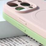 Carcasa Silicone Case MagSafe compatibila cu iPhone 15 Plus Blue 7 - lerato.ro