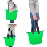 Geanta Waterproof pentru plaja, PVC, 11L, Verde 5 - lerato.ro