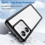 Carcasa Outer Space cu cadru din gel compatibila cu Xiaomi Redmi Note 13 Pro, Negru 4 - lerato.ro