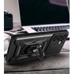 Carcasa Hybrid Armor Camshield cu suport si capac pentru camera, compatibila cu Nothing Phone (3a) Pro 5G, Negru 6 - lerato.ro