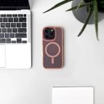 Carcasa Glitter cu MagSafe compatibila cu Samsung Galaxy A56 5G, Roz 5 - lerato.ro