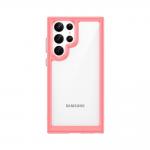Carcasa Outer Space Gel Frame compatibila cu Samsung Galaxy S22 Ultra, Red 2 - lerato.ro