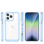 Carcasa Outer Space Gel Frame compatibila cu iPhone 14 Pro, Blue 3 - lerato.ro