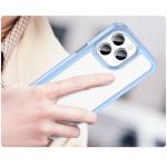 Carcasa Outer Space Gel Frame compatibila cu iPhone 14 Pro Max, Blue 6 - lerato.ro