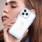 Carcasa Outer Space Gel Frame compatibila cu iPhone 14 Pro Max, Blue 8 - lerato.ro
